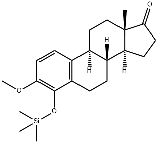 3-Methoxy-4-[(trimethylsilyl)oxy]estra-1,3,5(10)-trien-17-one Struktur
