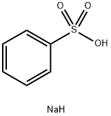 ベンゼンスルホン酸  ナトリウム 化学構造式