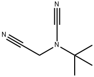 (Cyanomethyl)(1,1-dimethylethyl)cyanamide Structure