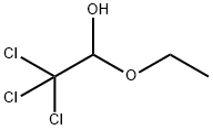 1-エトキシ-2,2,2-トリクロロエタノール 化学構造式