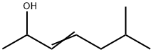 6-メチル-3-ヘプテン-2-オール 化学構造式