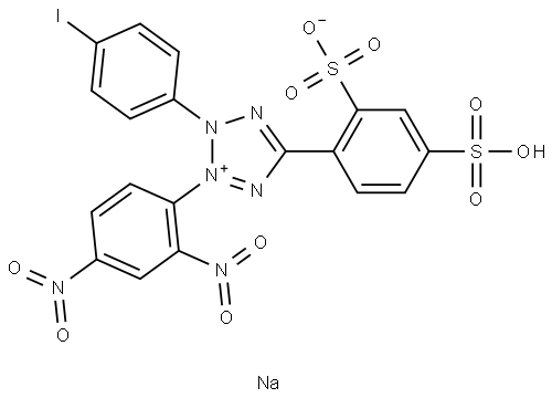 4-[3-(4-IODOPHENYL)-2-(2,4-DINITROPHENYL)-2H-5-TETRAZOLIO]-1,3-BENZENE DISULFONATE Structure