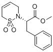 2H-1,2-THIAZINE-2-ACETIC ACID, 3,6-DIHYDRO-ALPHA-(PHENYLMETHYL)-, METHYL ESTER, 1,1-DIOXIDE, (ALPHAS) Structure