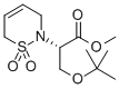 2H-1,2-THIAZINE-2-ACETIC ACID, ALPHA-[(1,1-DIMETHYLETHOXY)METHYL]-3,6-DIHYDRO-, METHYL ESTER, 1,1-DIOXIDE, (ALPHAS) Structure