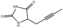 2,4-Imidazolidinedione, 5-(2-butynyl)- (9CI) Structure