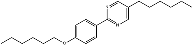 5-Hexyl-2-(4-hexyloxyphenyl)pyrimidine Struktur