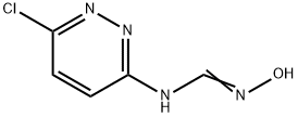 N-(6-CHLOROPYRIDAZIN-3-YL)-N'-HYDROXYIMINOFORMAMIDE 化学構造式