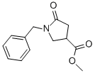 N-苄基-5-氧代-3-吡咯烷甲酸甲酯 结构式