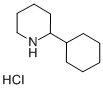 2-环己基哌啶盐酸盐 结构式