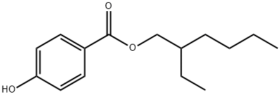 2-Ethylhexyl 4-hydroxybenzoate Structure