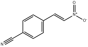 反-4-(2-硝基乙烯基)苯甲腈, 5153-73-1, 结构式