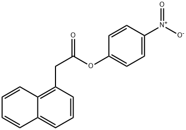 4-Nitrophenyl 1-Naphthylacetate Structure