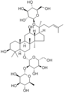 人参皂甙RE,51542-56-4,结构式