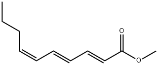 (2E,4E,6Z)-methyl deca-2,4,6-trienoate Struktur
