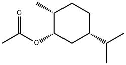 [1S-(1alpha,2alpha,5alpha)]-5-(isopropyl)-2-methylcyclohexyl acetate Structure