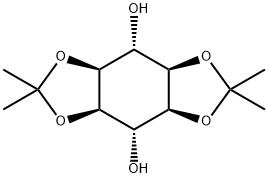1,2:4,5-BIS-O-(1-METHYLETHYLIDENE)-MUCO-INOSITOL Struktur