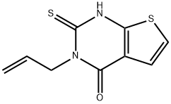 3-ALLYL-2-MERCAPTOTHIENO[2,3-D]PYRIMIDIN-4(3H)-ONE 结构式