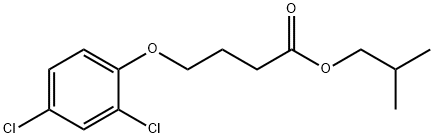 isobutyl 4-(2,4-dichlorophenoxy)butyrate Struktur