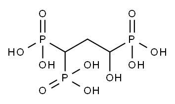 (3-hydroxypropan-1-yl-3-ylidene)trisphosphonic acid 结构式