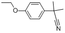 2-(4-ETHOXYPHENYL)-2-METHYL PROPIONITRILE Struktur