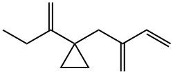 1-(2-Methylene-3-butenyl)-1-(1-methylenepropyl)cyclopropane 结构式