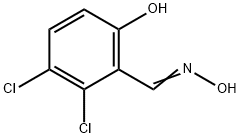 2,3-ジクロロ-6-ヒドロキシベンズアルデヒドオキシム 化学構造式