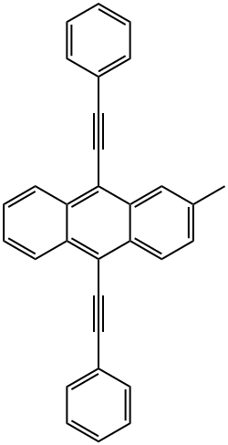 2-甲基-9,10-二苯乙炔基蒽,51580-23-5,结构式