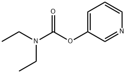3-PYRIDYL DIETHYLCARBAMATE 结构式