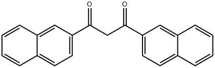Bis(2-naphthoyl)methane Structure