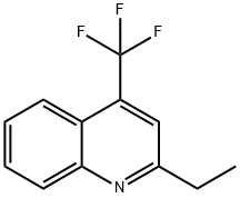 Quinoline, 2-ethyl-4-(trifluoromethyl)- (9CI) Structure