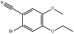 2-BROMO-4-ETHOXY-5-METHOXY-BENZONITRILE Structure