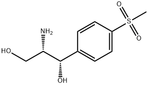 [S(R*,R*)]-2-amino-1-[p-(methylsulphonyl)phenyl]propane-1,3-diol Structure