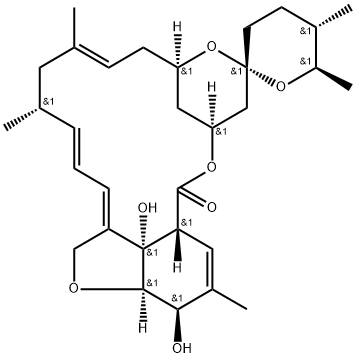 (6R,25R)-5-O-デメチル-28-デオキシ-6,28-エポキシ-25-メチルミルベマイシンB 化学構造式