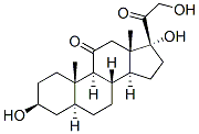 Allopregnane-3B,17ALPHA,21-triol-11,20-dione,516-45-0,结构式