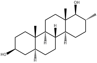 D-HOMO-5-ALPHA-ANDROSTAN-17-ALPHA-METHYL-3-BETA, 17A-BETA-DIOL Struktur
