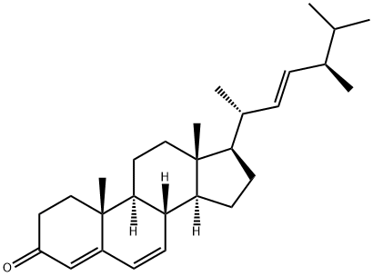 4,6,22-CHOLESTATRIEN-24-BETA-METHYL-3-ONE 结构式