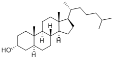 5-alpha-cholestan-3-alpha-ol Struktur