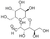 LACTOSE [D-GLUCOSE 1-14C] Struktur