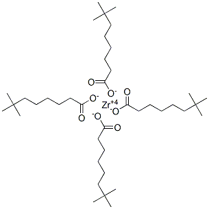 zirconium(4+) neodecanoate Struktur