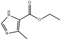 5-メチル-1H-イミダゾール-4-カルボン酸エチル 化学構造式
