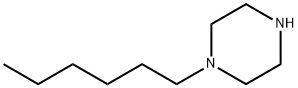 1-己基哌嗪, 51619-55-7, 结构式