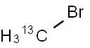 溴甲烷-(13)C,51624-21-6,结构式
