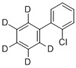 氘代2-氯联苯 结构式