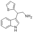 2-(1H-INDOL-3-YL)-2-THIEN-2-YLETHANAMINE Struktur