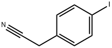4-ヨードフェニルアセトニトリル 化学構造式