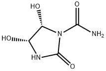1-Imidazolidinecarboxamide,4,5-dihydroxy-2-oxo-,cis-(9CI) Struktur