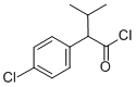 Isopropyl(4-chlorophenyl)acetyl chloride Structure