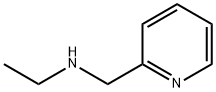 N-(2-ピリジニルメチル)エタンアミン 化学構造式