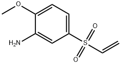 2-methoxy-5-(vinylsulfonyl)benzenamine 化学構造式