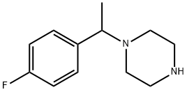 1-[1-(4-FLUORO-PHENYL)-ETHYL]-PIPERAZINE Structure